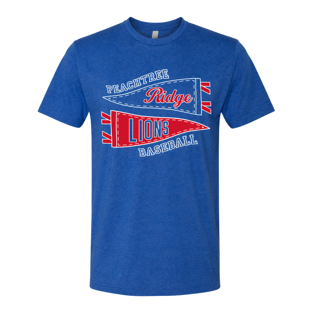 Peachtree Ridge Lions Baseball (Pennants) Tee