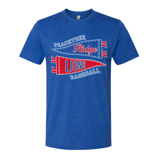 Peachtree Ridge Lions Baseball (Pennants) Tee