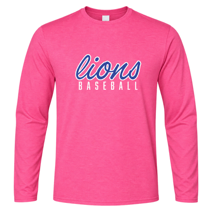 Lions Baseball (Script) Tee