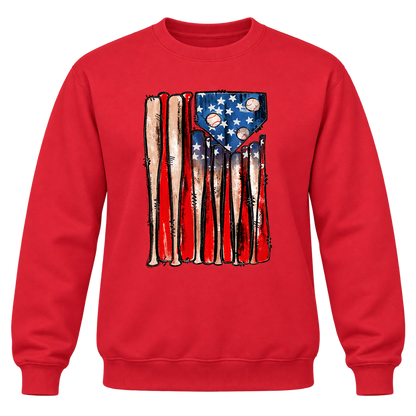Baseball Bats Flag Tee