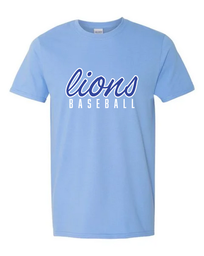 Lions Baseball (Script) Tee