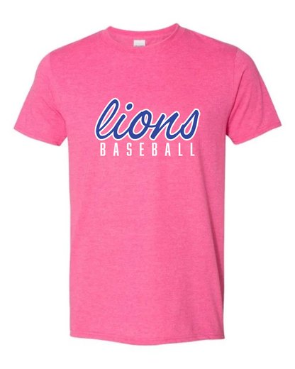 Lions Baseball (Script) Tee