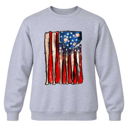 Baseball Bats Flag Tee